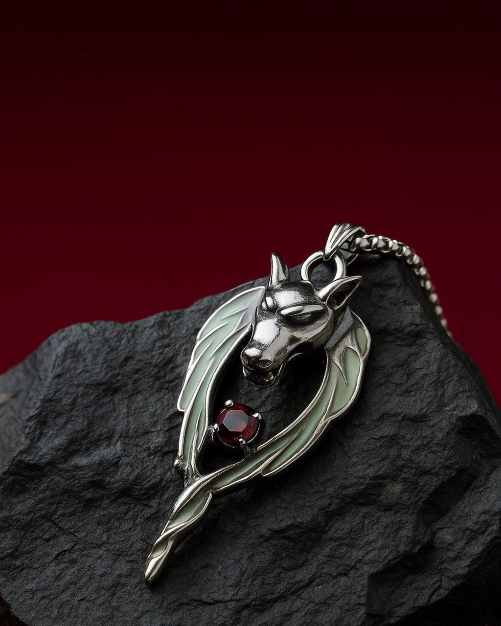 Nightfire Dragon Pendant