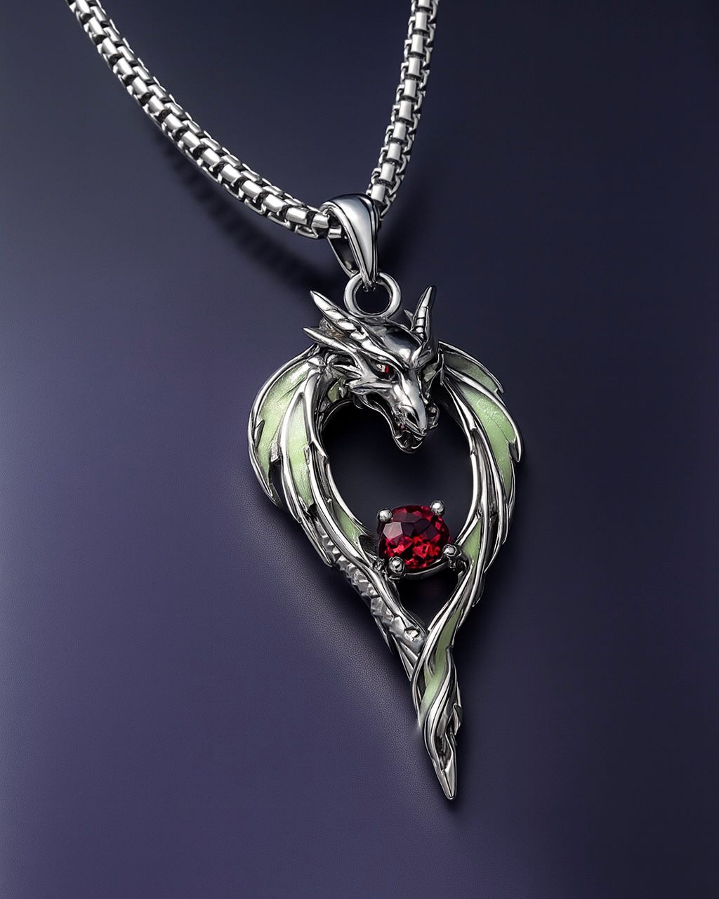 Nightfire Dragon Pendant